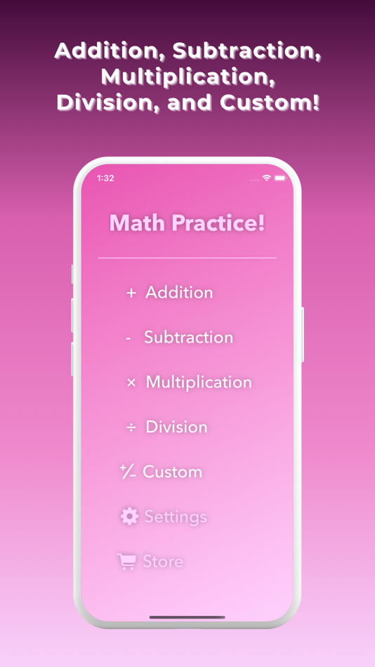 #2. Math Practice - Games! (iOS) By: Werf Studios LLC