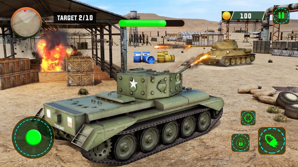 Tank Fight - Battle Simulator - 1.2 - (iOS)