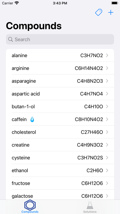 Search PubChem Screenshot