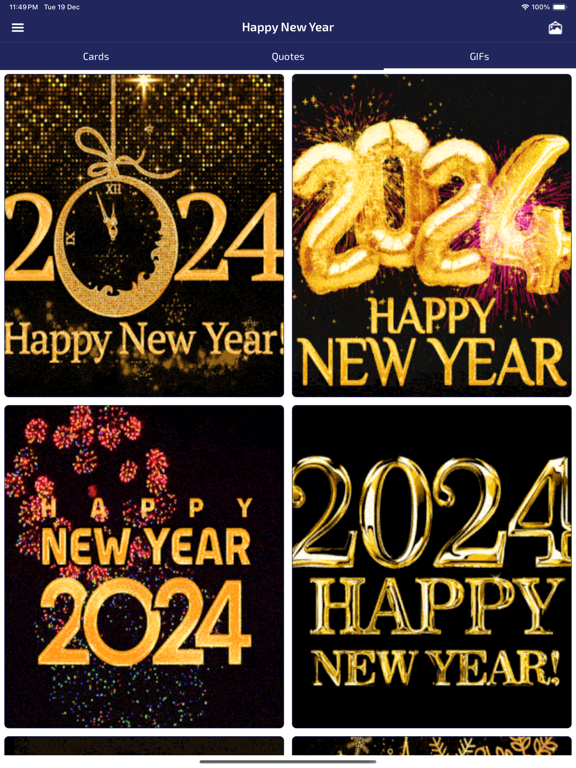 Screenshot #5 pour New Year Wishes & Cards