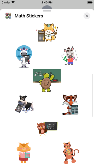 Screenshot #3 pour Math Stickers