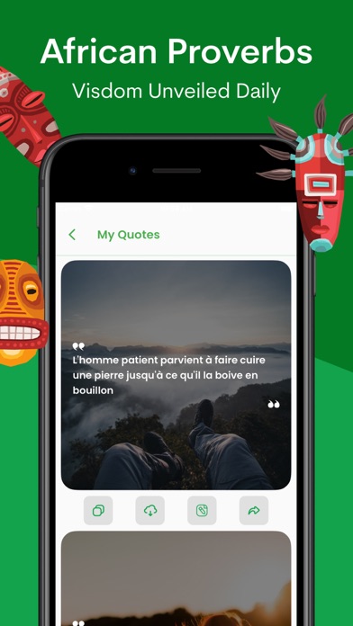 African Proverbs and Quotes Screenshot