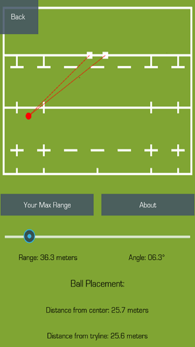 Rugby Kicking Caddy Screenshot
