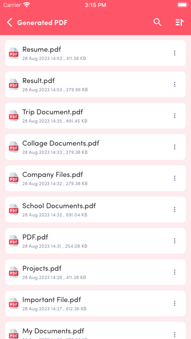 PDF Converter - JPG to PDF Screenshot