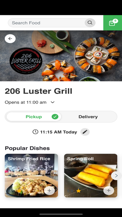 206 Luster Grill Screenshot