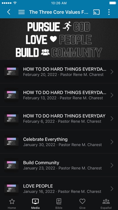 Valley Christian Center Screenshot
