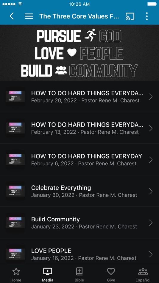 #3. Valley Christian Center (iOS) Podle: Valley Christian Center