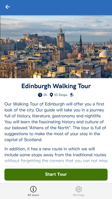 Scotland Tours App Screenshot