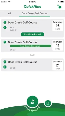 Game screenshot QuickNine Golf Scorecard hack