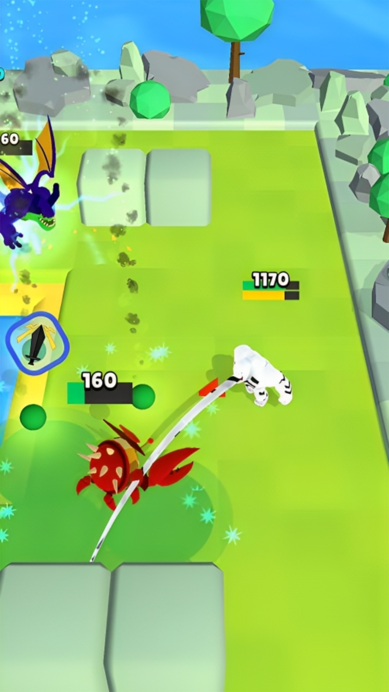 Idle Macho Superhero Clash War