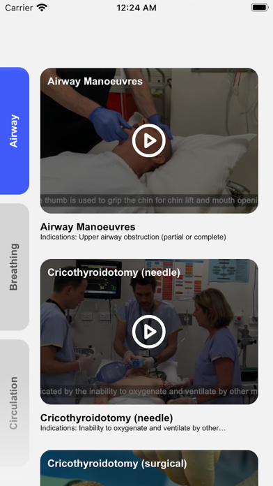 Emergency Procedures Screenshot