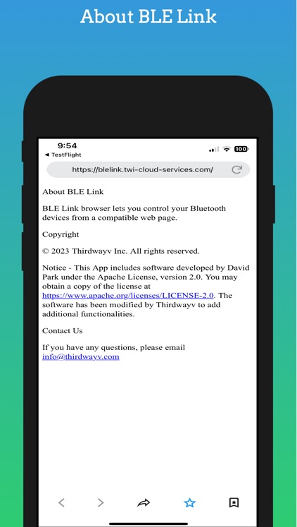 BLE Link - Web BLE Browser