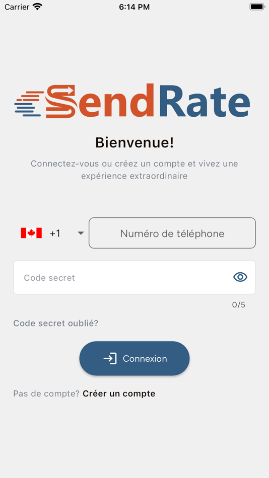 #6. SendRate (iOS) By: Taux d'envoi Inc