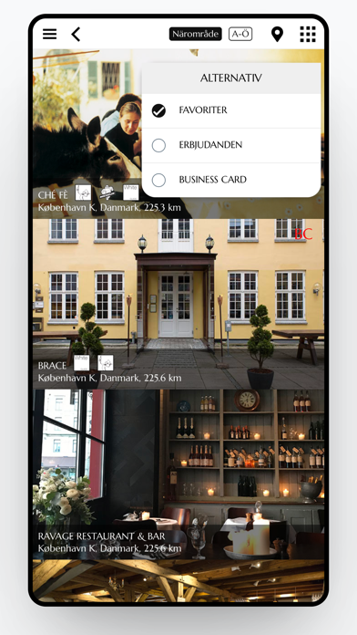 RestaurangGuiden's Gift Card Screenshot