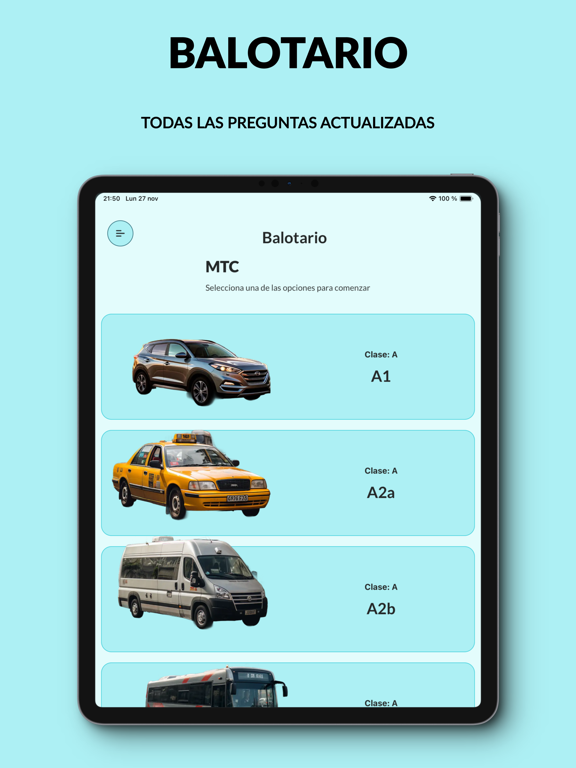 Simulacro MTC Perú 2026 iPad screenshot 5 - Education app