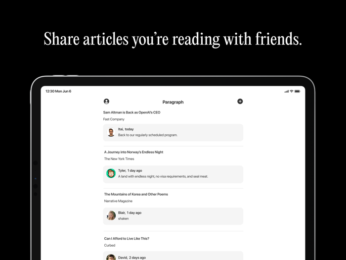 Paragraph Share What You Read