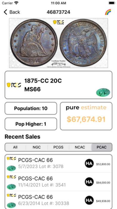 Collect Pure: Scan Rare Coins Screenshot