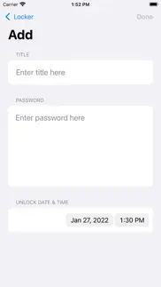 lock the password iphone screenshot 3