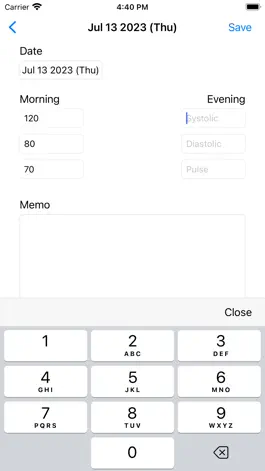 Game screenshot Blood Pressure Notebook apk