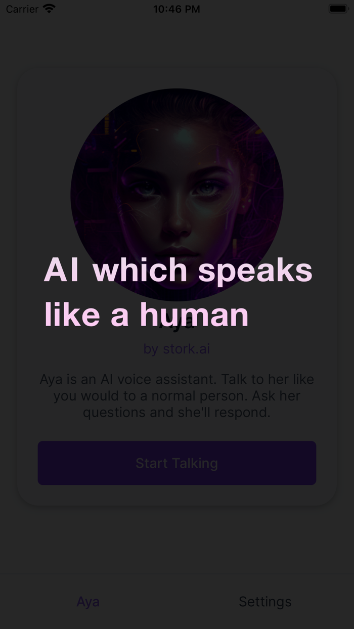 Aya – Voice AI Assistant