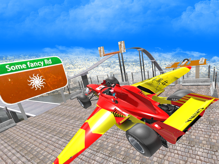 Real Formula Flying Car Stunts
