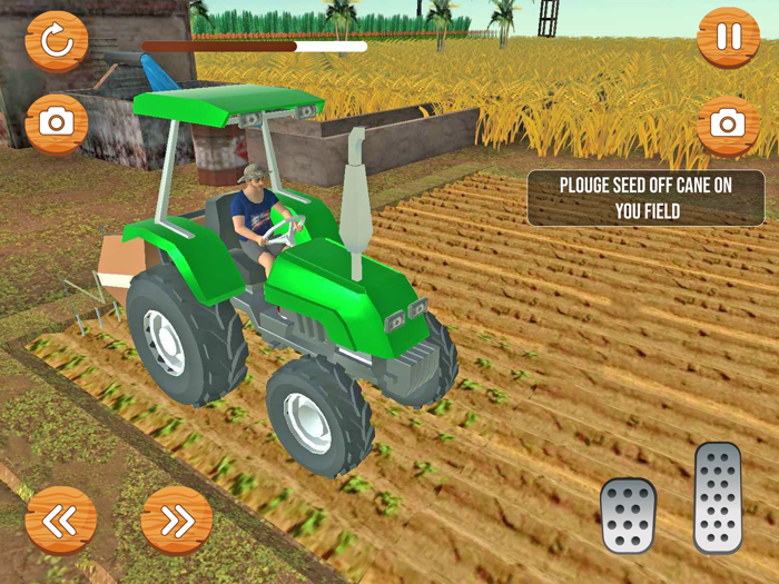 Grow Farming Tractor Games 3D