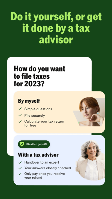Screenshot #1 pour Taxfix: Tax return for Germany