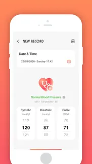 blood pressure - analyzer hrv iphone screenshot 2