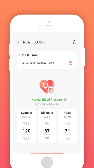 Blood Pressure - Analyzer HRV Screenshot