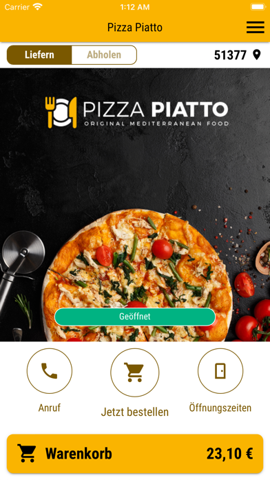 Pizza Piatto Screenshot