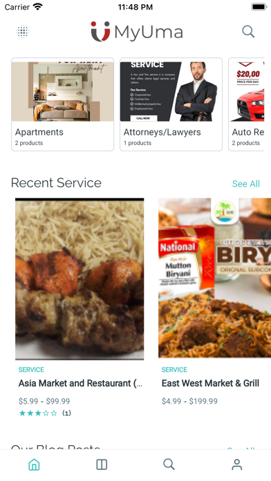 My Uma Business Directory Screenshot