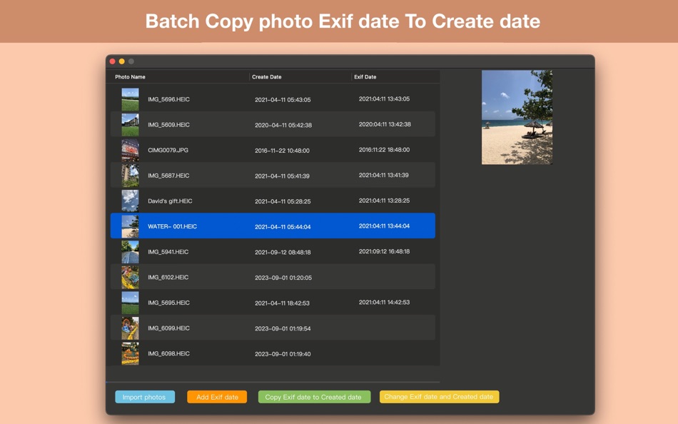#1. FotoDater (macOS) 来自: 栋 陈