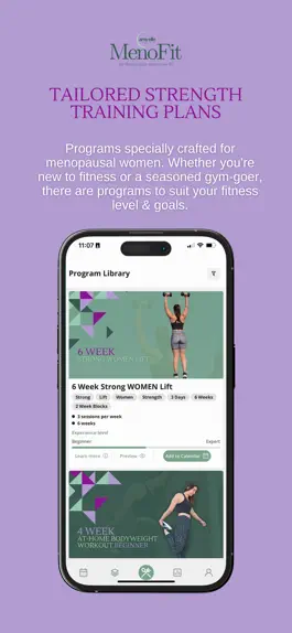 Game screenshot MenoFit: Menopause Fitness App apk