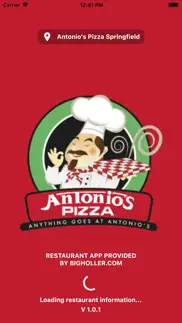 antonio’s pizza springfield iphone screenshot 1