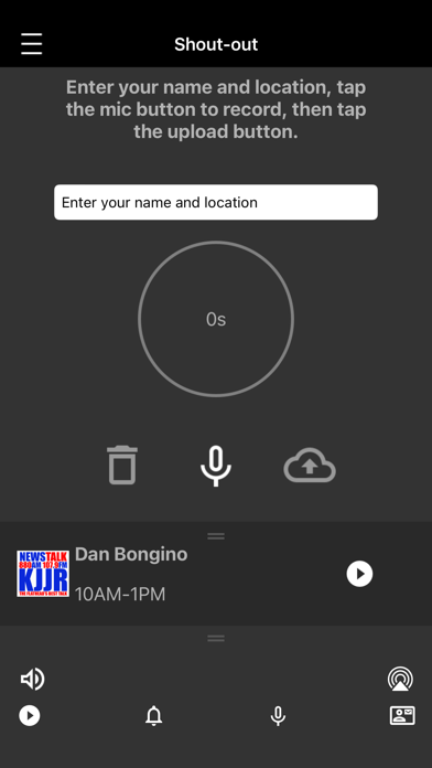 KJJR-AM Screenshot
