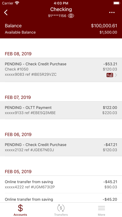 Wakefern Federal Credit Union Screenshot