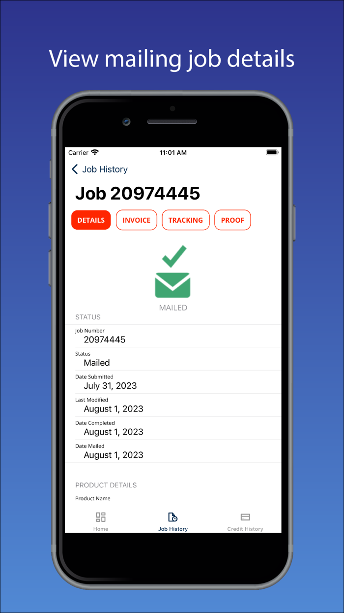 Click2Mail Dashboard