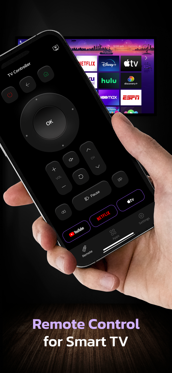 AI TV Remote Control for WebOS