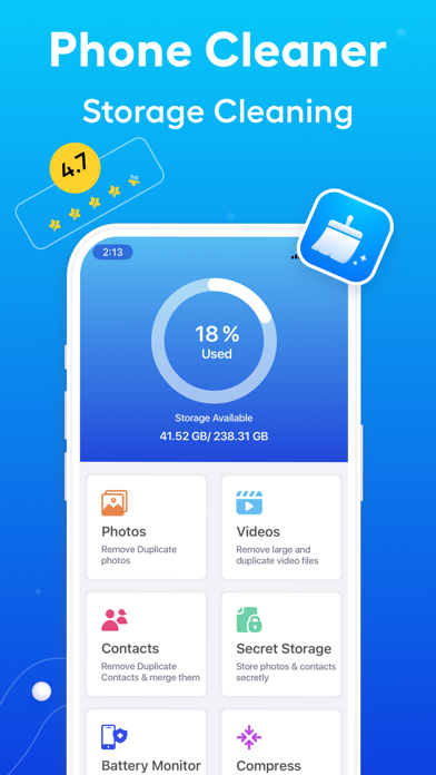 Fast Phone Storage Cleaner Pro Screenshot