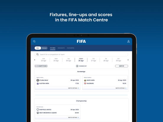 The Official FIFA App iPad app afbeelding 3