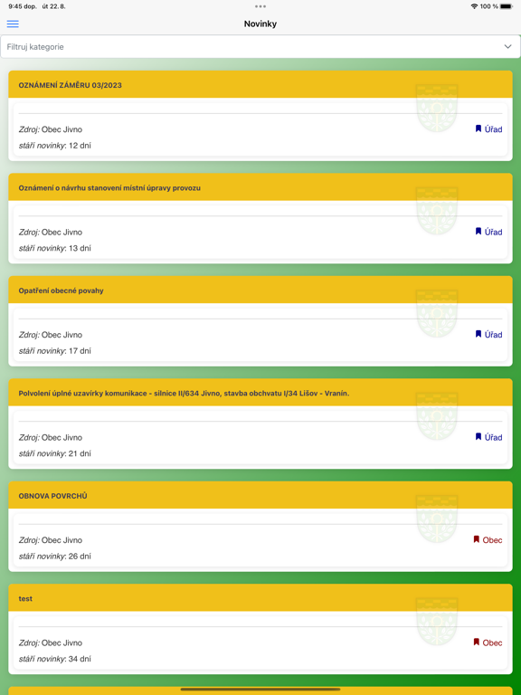 Screenshot #4 pour Zprávy z webu