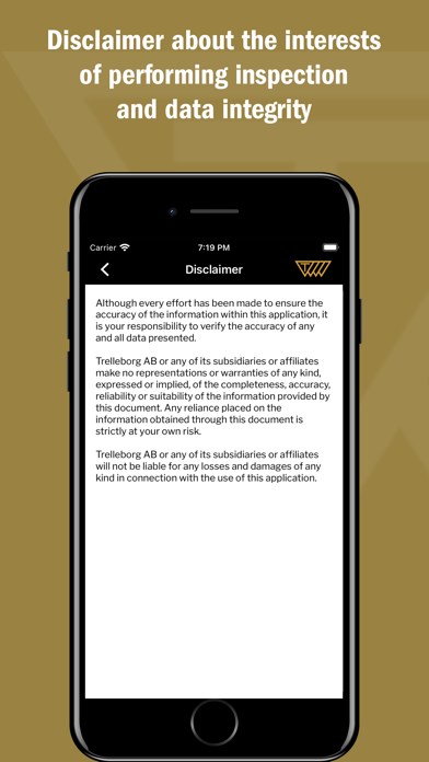 Trelleborg Inspection Tool Screenshot
