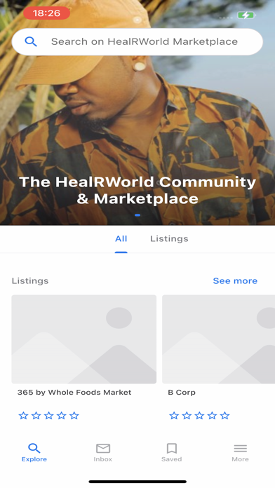 HealRWorld Marketplace Screenshot