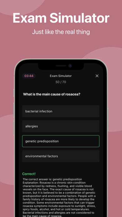 Esthetics State Board Exams Screenshot