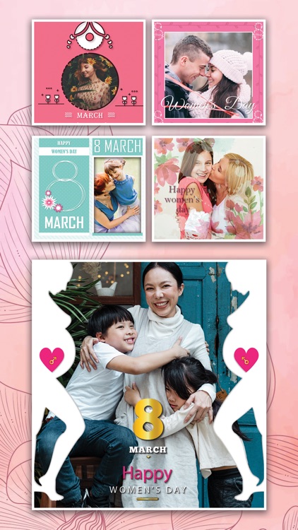 Women's Day Frames Collage App