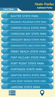maine state park guide iphone screenshot 3