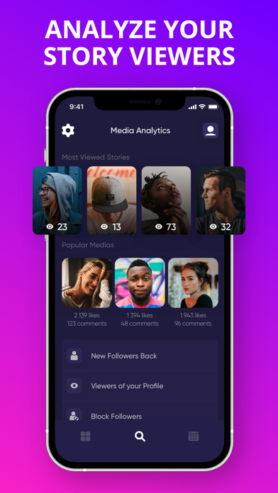 Followers Reports & Tracker Screenshot
