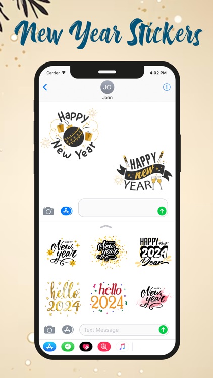 Happy New Year Sticker Emoji