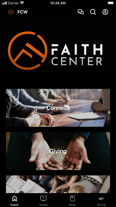 Faith Center Wilmington Screenshot