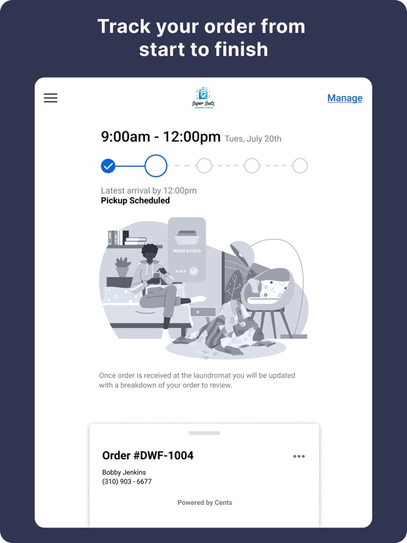 Super Sudz Laundry Center iPad screenshot 3 - Lifestyle app